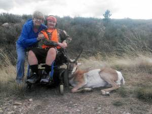 Isaac Bowman and Mother (Becky) - Outdoor Dreams Foundation2014